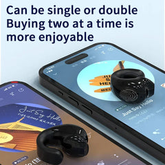 Écouteurs sans fil Bluetooth 5.3, oreillettes intra-auriculaires simples, étanches, TWS, mains libres, pour sport