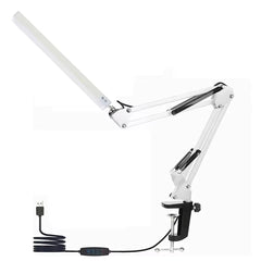 Lampe de bureau, lampe de bureau LED avec culbuteur, Angle réglable, 10 niveaux de luminosité, 3 modes d'éclairage, luminaire, apprentissage du protection des yeux