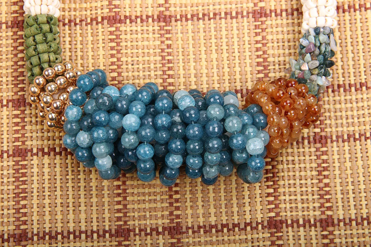 Collier de perles individuel exagéré pour femmes et filles, bijoux Vintage tendance pour fête de mariage