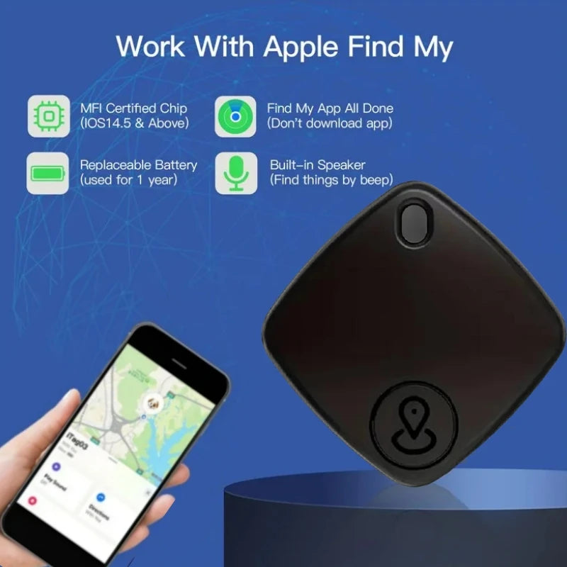 Le traceur GPS Bluetooth intelligent fonctionne avec Find My APP dispositif de rappel Anti-perte sans fil pour localisateur d'iphone clé enfants Finder
