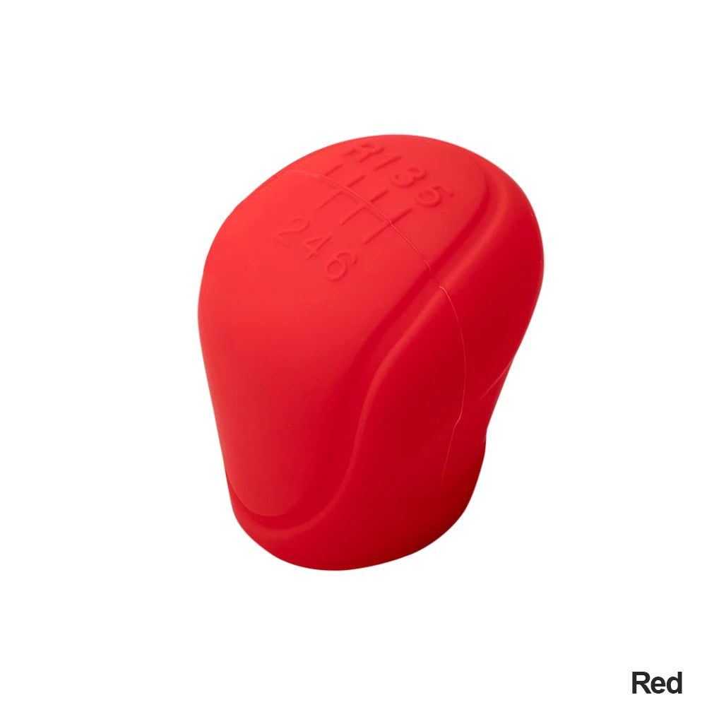 Couvercle de pommeau de levier de vitesse en Silicone pour voiture, poignée antidérapante, housses de protection manuelles à 6 vitesses, accessoires d'intérieur de voiture