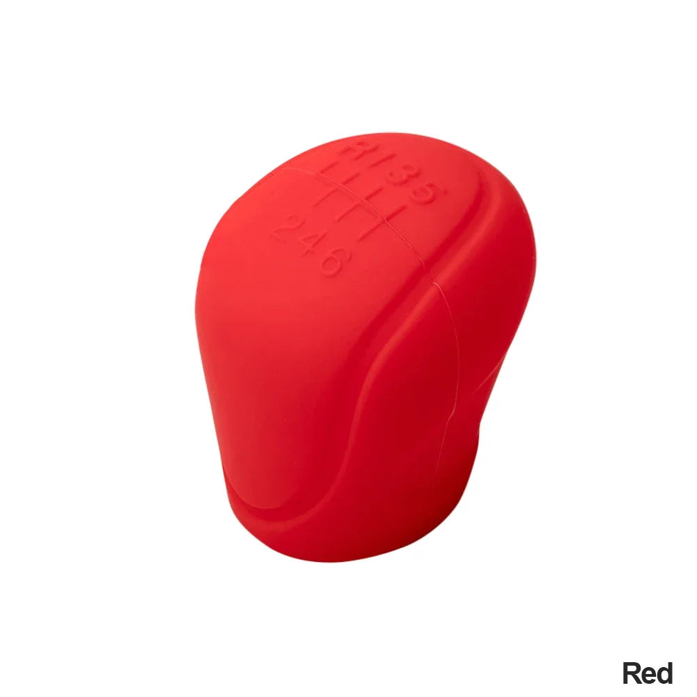Couvercle de pommeau de levier de vitesse en Silicone pour voiture, poignée antidérapante, housses de protection manuelles à 6 vitesses, accessoires d'intérieur de voiture
