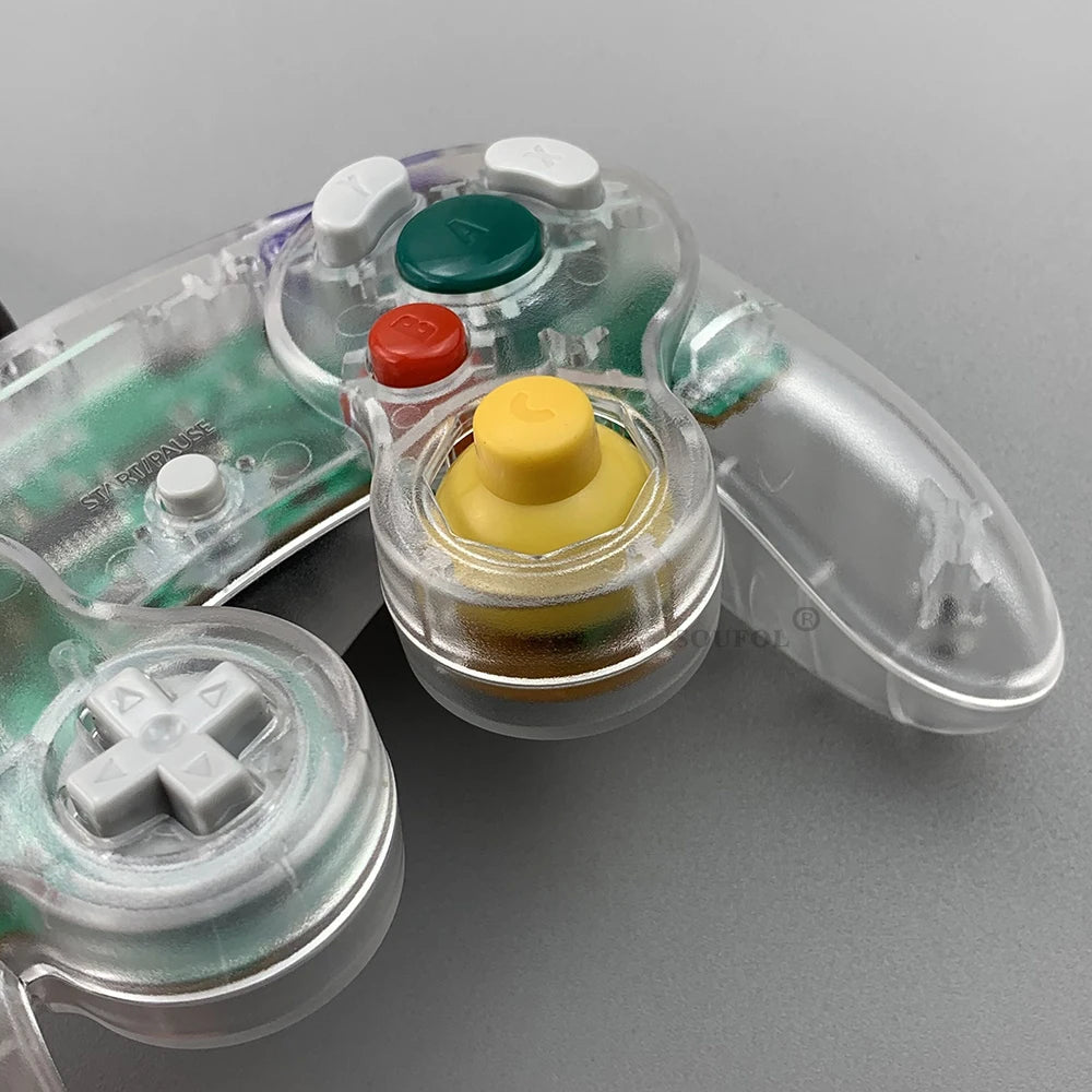 Joystick portatif filaire pour contrôleur NGC, pour nintendo pour manettes Gamecube, accessoires de jeu, livraison directe