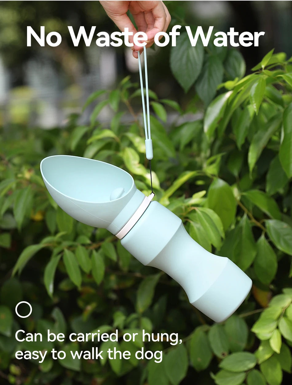 ROJECO-Bouteille d'eau pour chien et chat, en silicone souple, portable, pliable, pour voyage