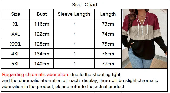 Women's hooded sweatshirt, knit bed cardigan, plus size, fashion