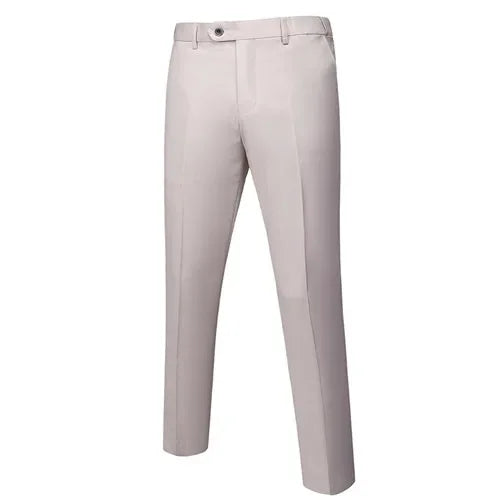 Pantalons formels hommes 2024 nouveau élégant homme bureau travail pantalon décontracté élastique coton pantalon hommes 17 couleurs pantalons Hombre