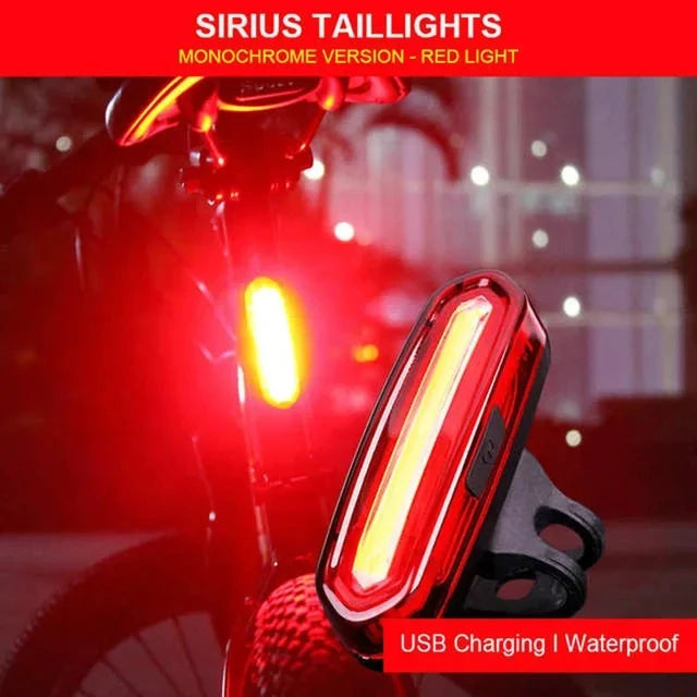 Feu arrière de vélo rechargeable par USB, LED rouge lumineuse, adapté à n'importe quel vélo/casque, facile à installer pour la sécurité du cyclisme