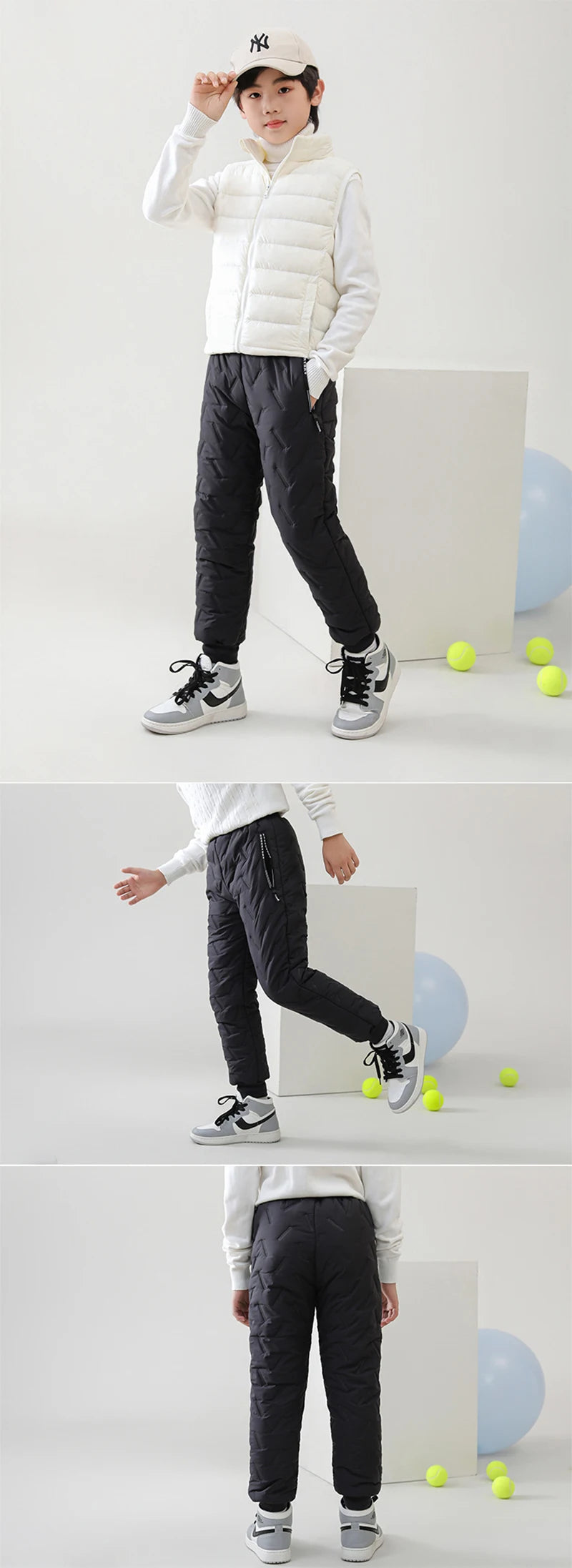 Filles hiver chaud mode cachemire coton pantalon pour garçons âgés de 3 à 12 ans enfants décontracté imperméable épaissir pantalons de survêtement vêtements pour enfants