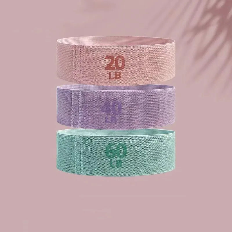 2025 bandes élastiques en tissu bandes de résistance de forme physique Yoga Pilates bandes d'extension de cercle de hanche entraînement de gymnastique équipement d'entraînement à domicile