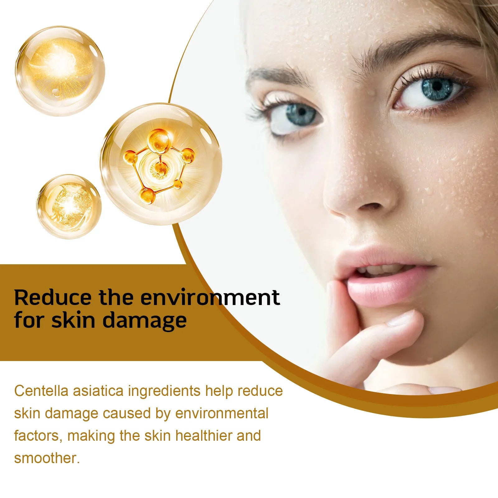 Centella Asiatica sérum 30ml soin de la peau coréen pour le visage hydratant apaisant soulagement des rougeurs Essence visage sensible végétalien soin de la peau
