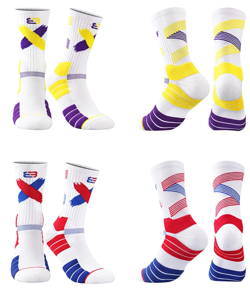 Compression sports socks for men and women, ideal for running, cycling and hiking