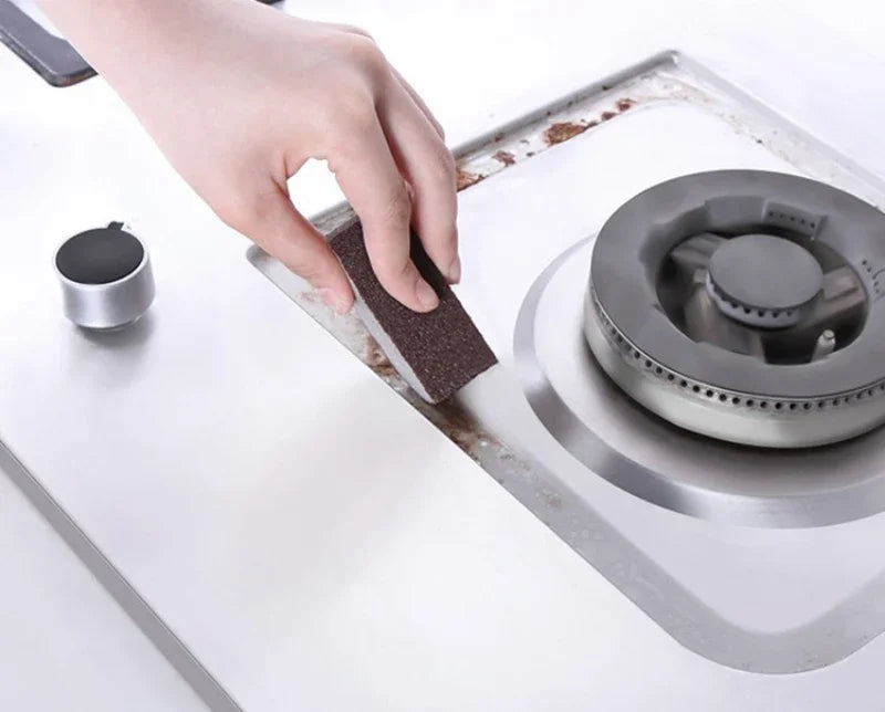 Brosse de détartrage en carbure de silicium, gomme magique, outils de cuisine pour marmite