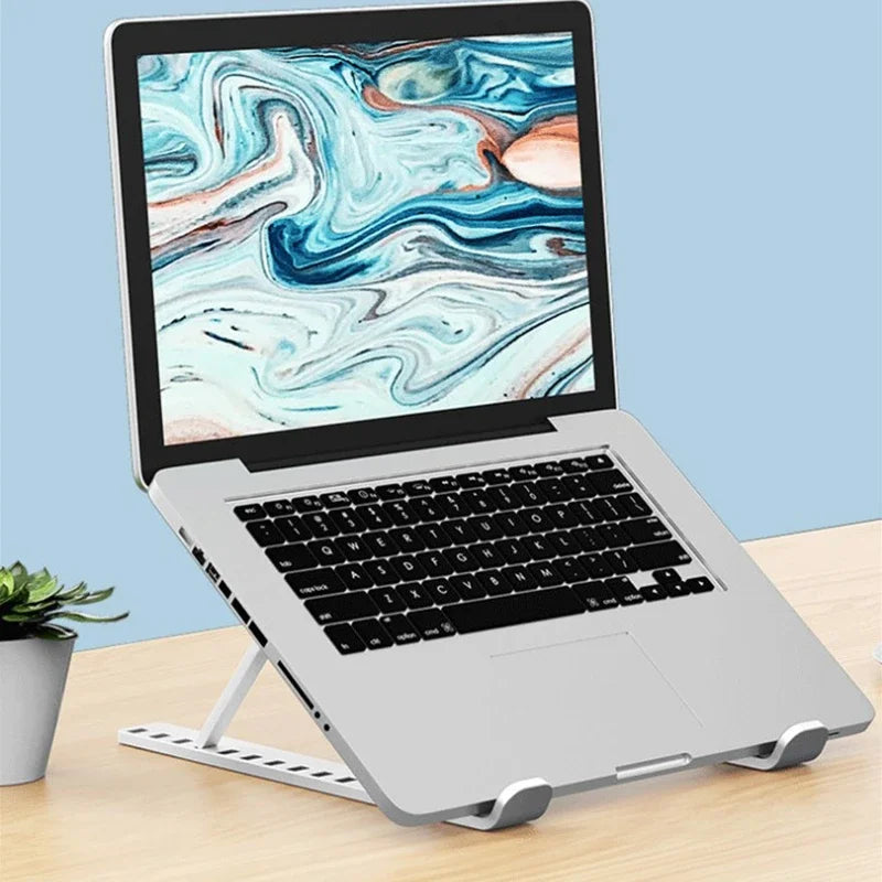 Support réglable pour ordinateur Portable, Support d'ordinateur pour Macbook Air Pro, accessoires, Base pliable pour Pc