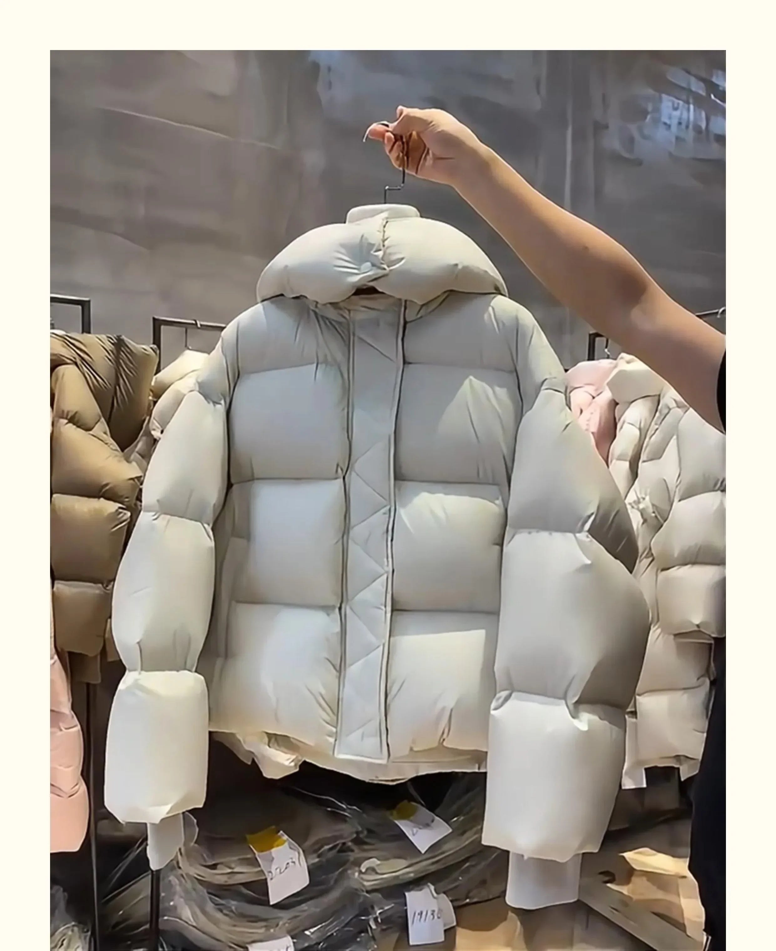 Mode femmes doudoune 2025 nouvelle femme col montant doudoune décontracté ample à capuche Parkas
