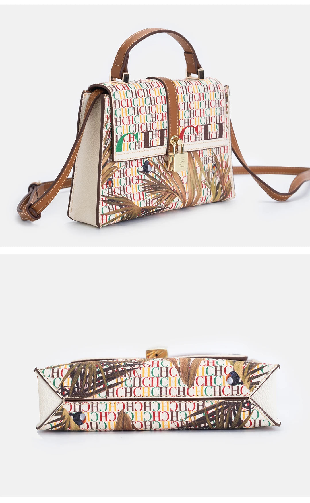 Exquisite and fashionable handbag, lightweight niche, luxury brand with lock, new casual shoulder bag for women 