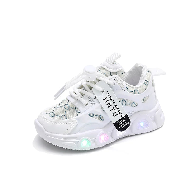Enfants baskets 2025 printemps nouvelle fille Sneakers1-6 ans décontracté LED enfant chaussures mode filles chaussures chaussures De créateur Tenis De Mujer