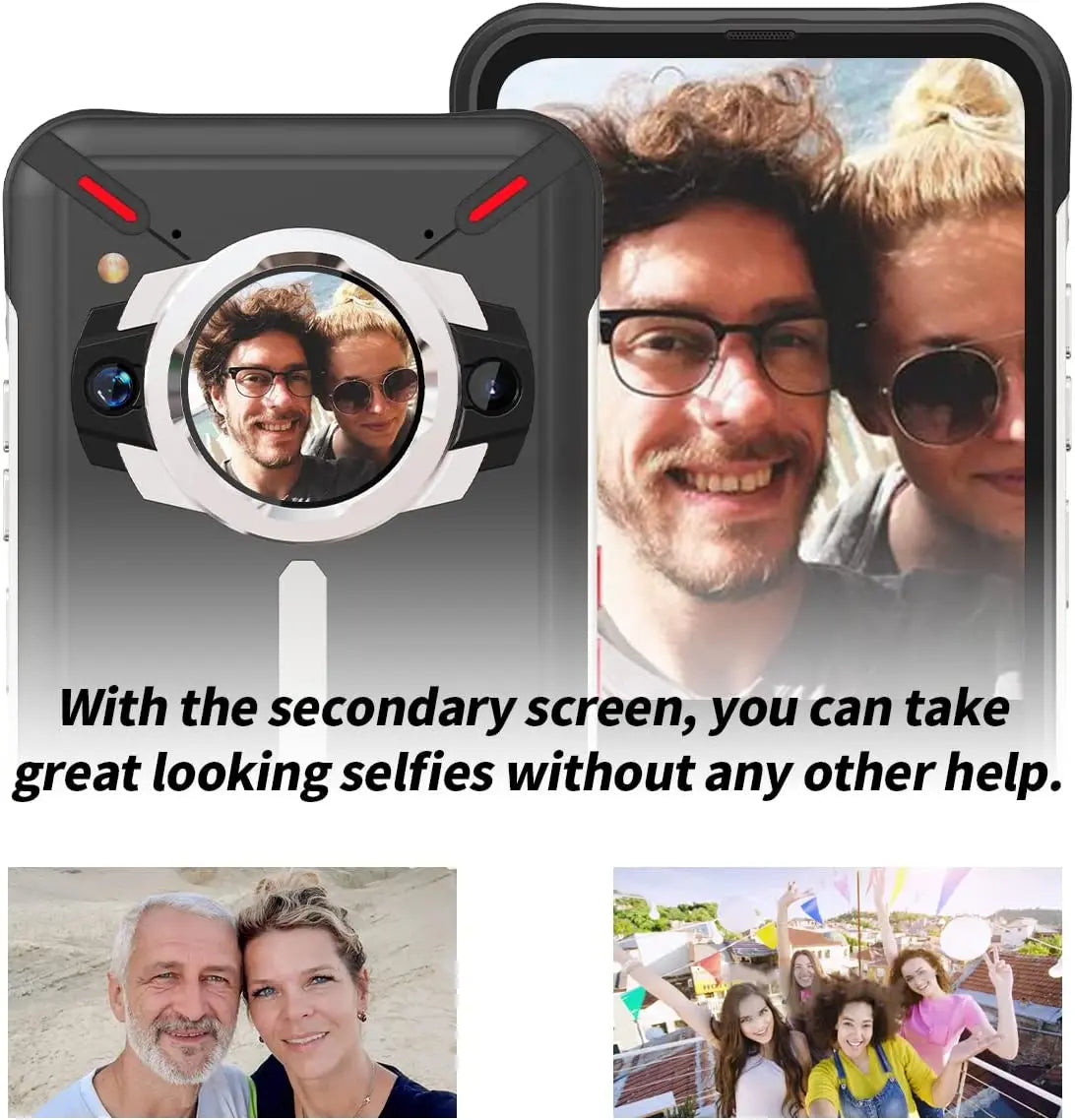 Unihertz Ticktock S Smartphone robuste 5G 8GB 256GB téléphone portable 5200mAh téléphone portable 64MP caméra 30W 6.53 "écran dimension 700