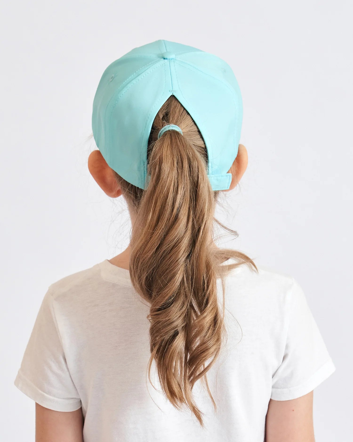 Casquette de Baseball pour Enfant Fille et Garçon, Chapeau de Soleil, Dos Creux, Queue de Cheval, Snapback Hip Hop, Os Réglables