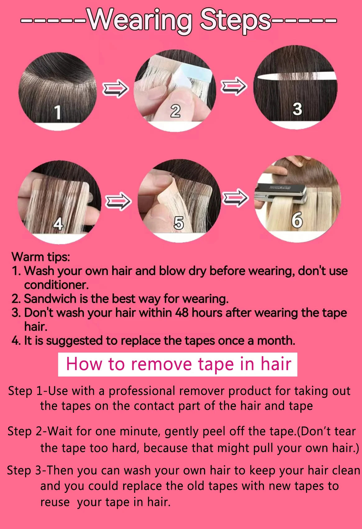 Bande dans les Extensions de cheveux humains droits Extensions adhésives de cheveux brésiliens trame de peau noir brun 100% vrais cheveux humains pour les femmes