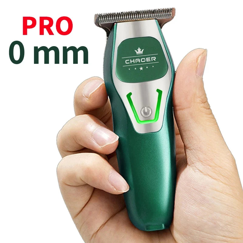 Tondeuse à cheveux professionnelle pour Salon de coiffure hommes rasoir tondeuse à barbe électrique lame en T 0 MM coupe-cheveux sans fil Machine de coupe de cheveux