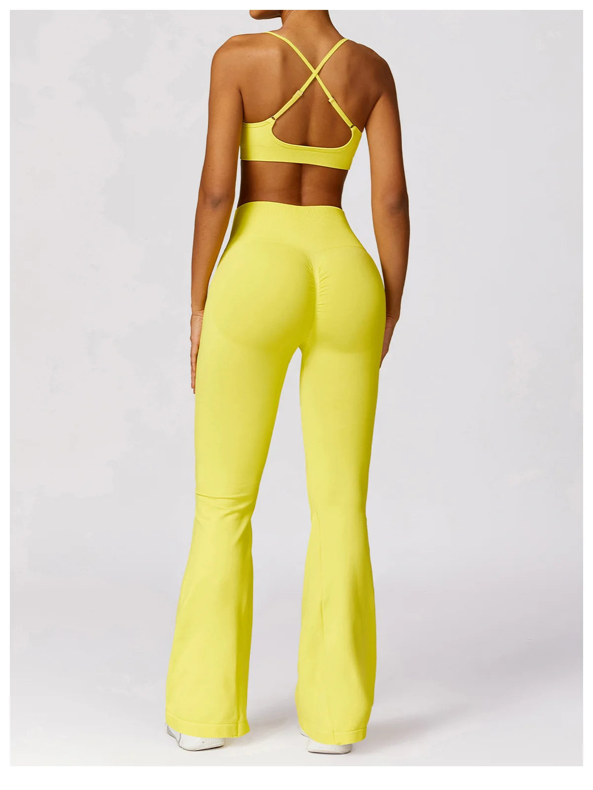Leggings évasés sans couture pour femmes, pantalons évasés, pantalons de yoga, taille haute, pantalons à jambes larges, pantalons de sport évasés, vêtements de danse, entraînement de gym, fitness