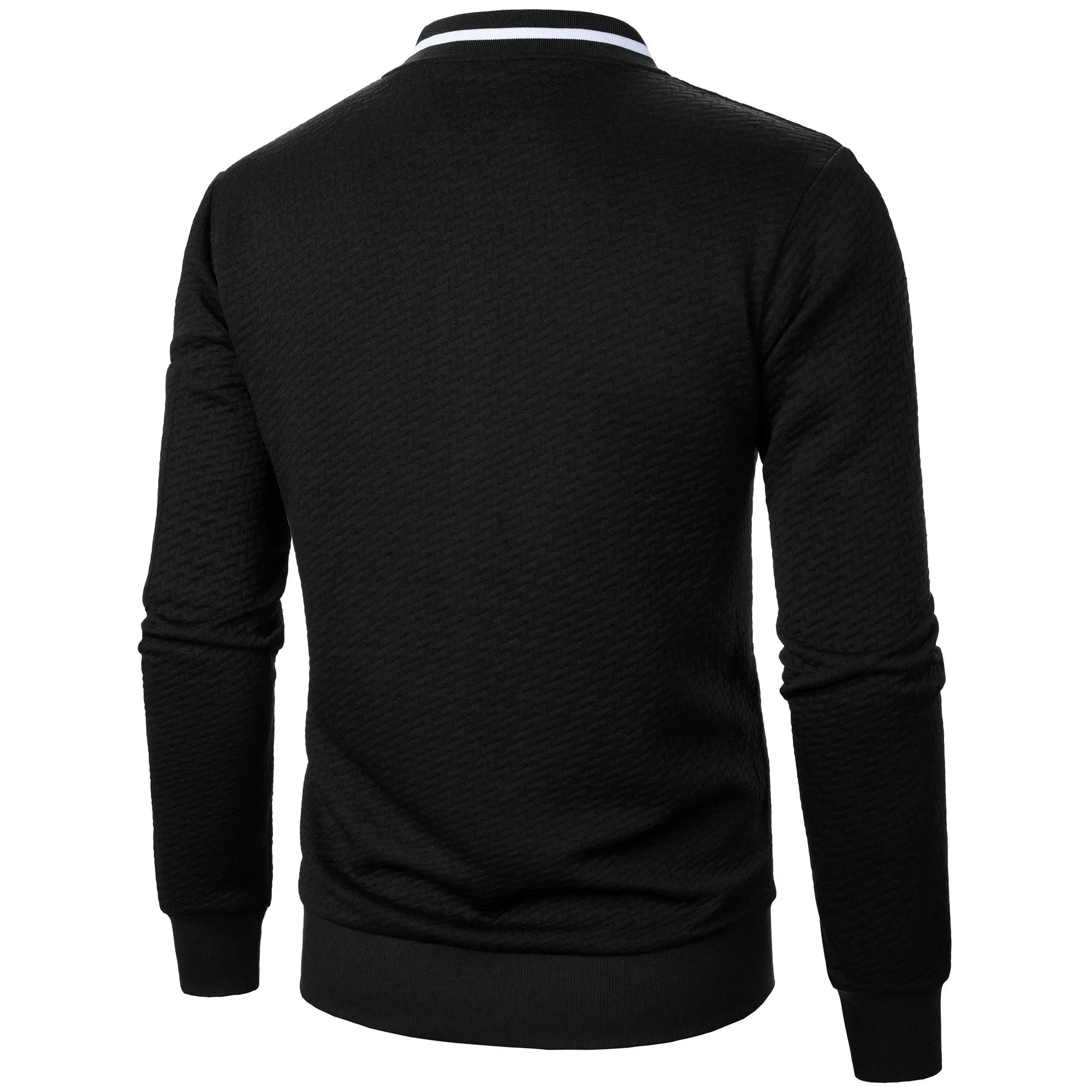 Veste de Baseball pour hommes, Streetwear, nouvelle mode d'automne, vestes décontractées de couleur unie pour hommes, manteau en tissu Jacquard pour hommes