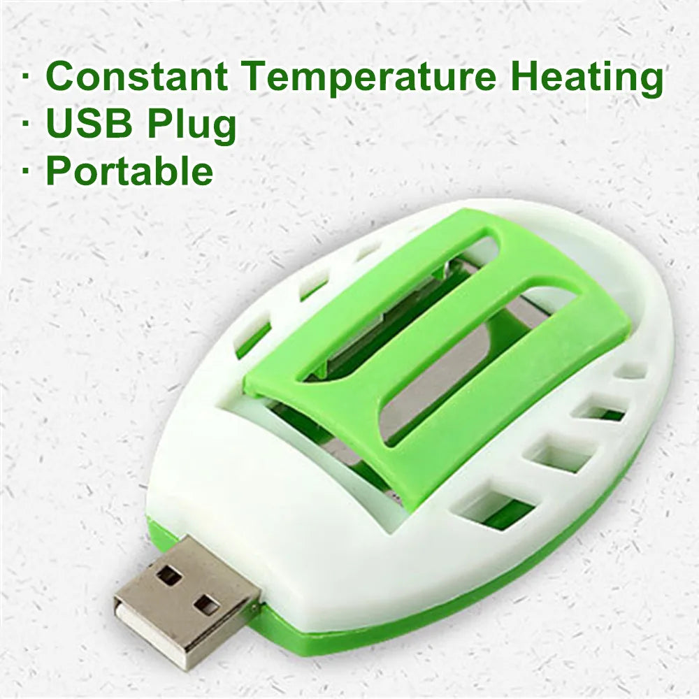 USB mosquito repellent, electronic pest control device, smokeless, for indoor and outdoor use, car, travel, home, office