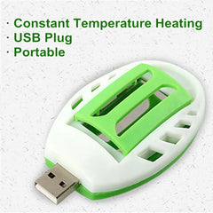 USB mosquito repellent, electronic pest control device, smokeless, for indoor and outdoor use, car, travel, home, office