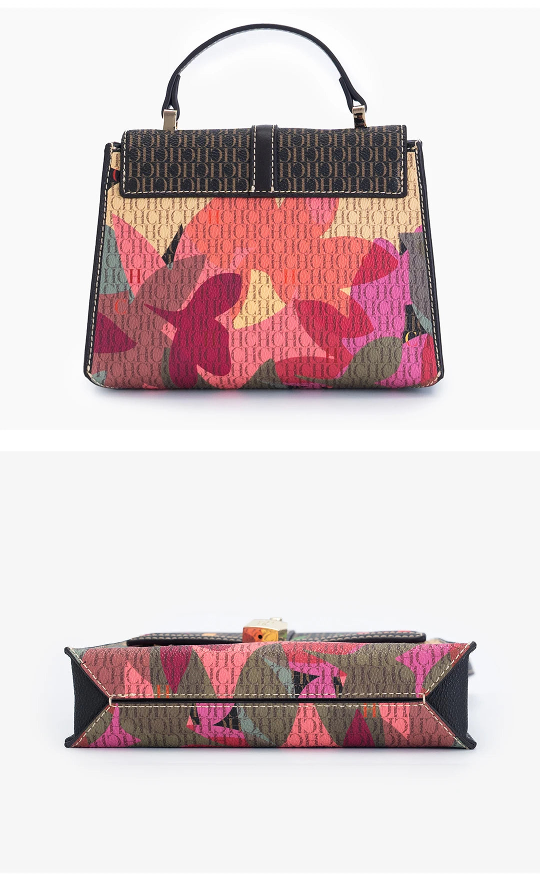 Exquisite and fashionable handbag, lightweight niche, luxury brand with lock, new casual shoulder bag for women 