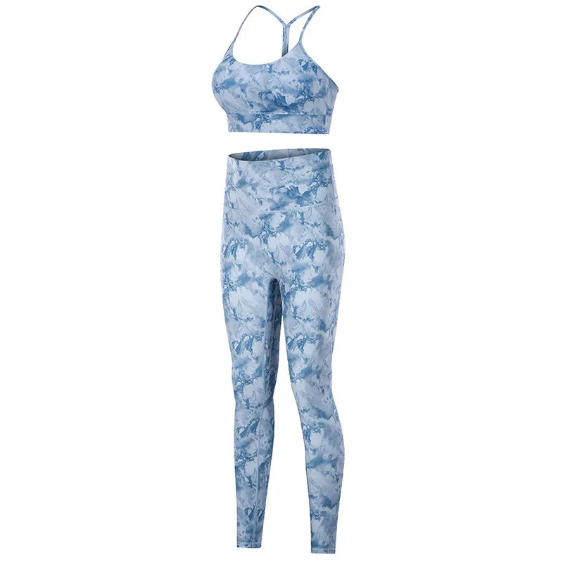 Cloud Hide – ensemble de Yoga Camouflage, vêtements de sport pour femmes, pantalons d'entraînement, Leggings, haut, soutien-gorge, chemise, costume de Fitness, S-XXL