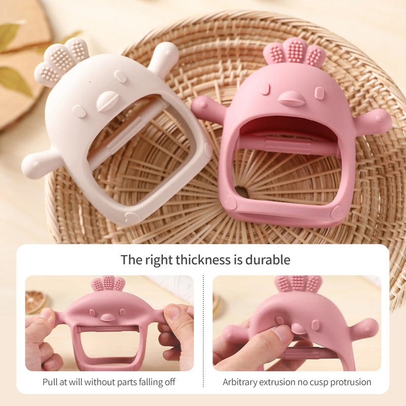 Anneau de dentition en Silicone pour bébé de 0 à 6 mois, 1 pièce, accessoires d'allaitement, anneaux de dentition Kawaii, bijoux d'allaitement, accessoires de dentition, jouets à mâcher pour bébé