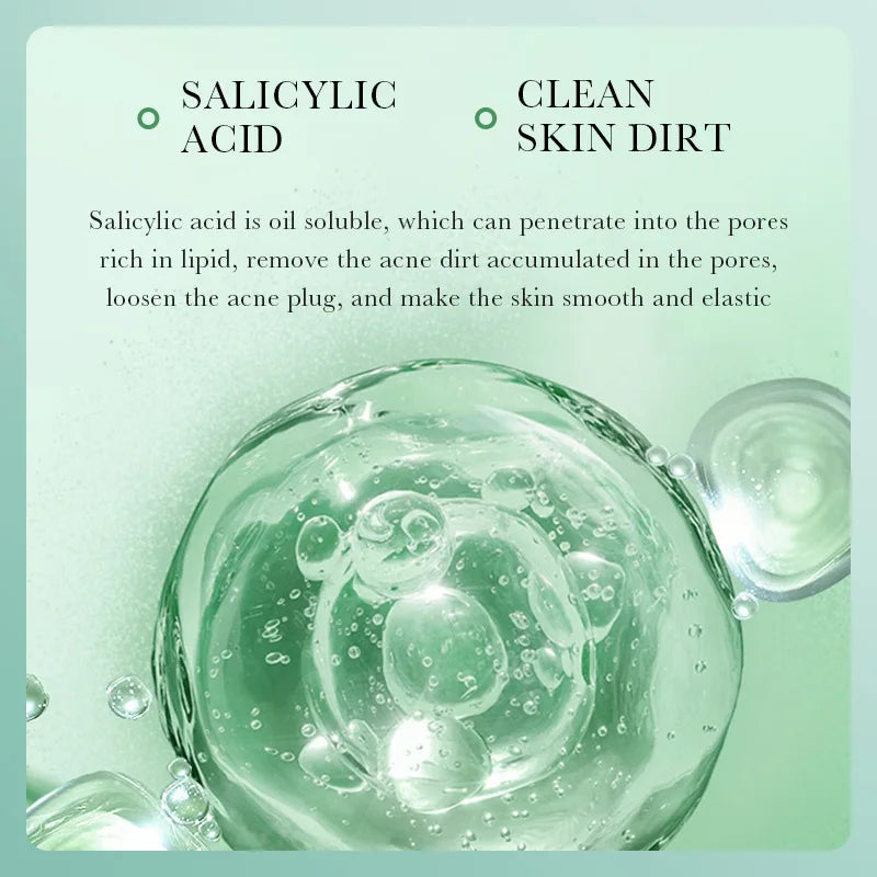 BIOAQUA acide salicylique nettoyant pour le visage traitement de l'acné hydratant contrôle de l'huile soin de la peau mousse de lavage du visage nettoyant pour le visage soins de la peau