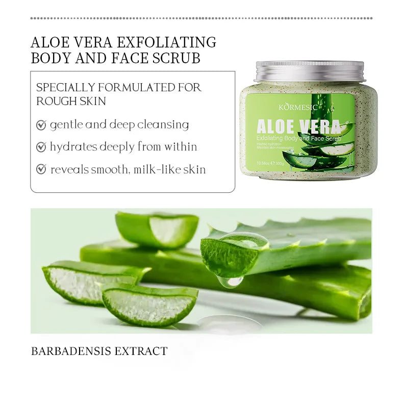 KORMESIC – gommage du visage à l'avocat, crème pour le corps, Lotion hydratante, nettoyage en profondeur, Anti-rides, exfoliant, soins pour la peau