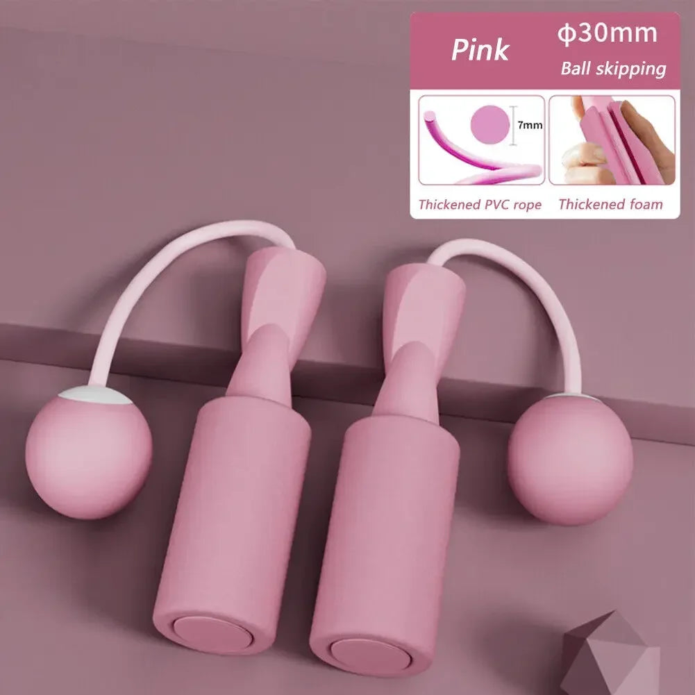 Avec balle lourde corde à sauter sans fil Yoga boxe sport et Fitness entraînement aérobic corde à sauter rapide Portable pour femme, homme