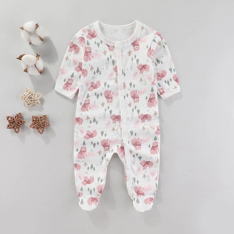 Vêtements pour nouveau-né, nouvelle collection automne hiver, body pour bébé fille, barboteuse d'été, combinaison douce pour garçons, vêtements pour enfants de 0 à 9 mois