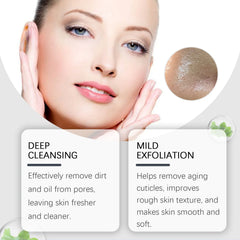 Masque de nettoyage des pores en argile, crème hydratante, exfoliante, contrôle de l'huile, points noirs, boutons, traitement de l'acné