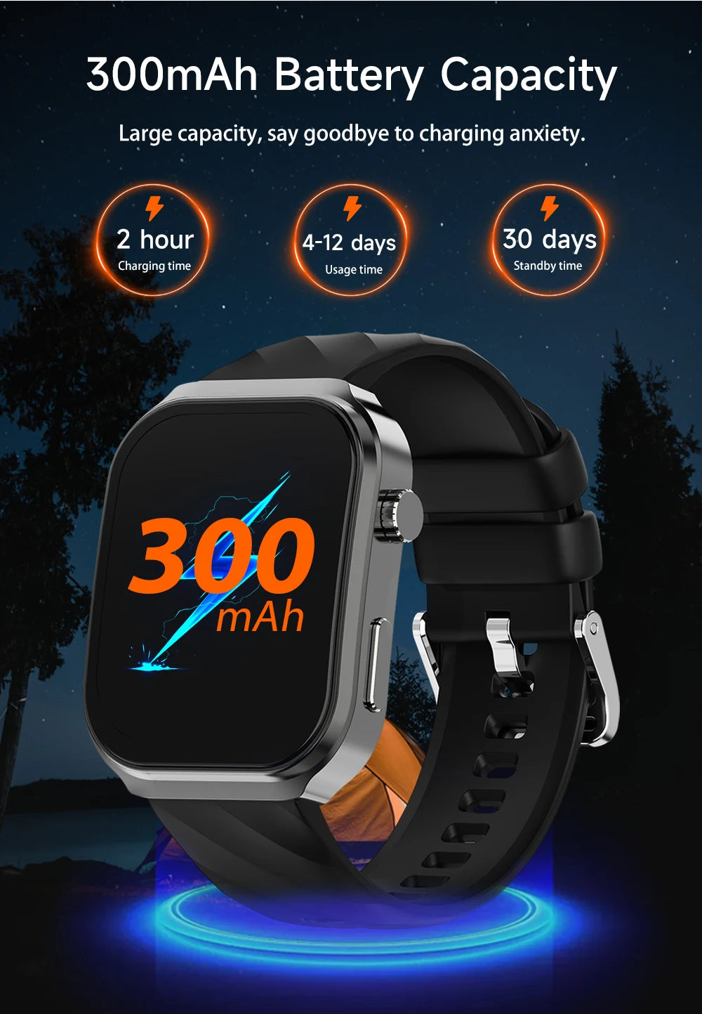 Nouveau montre intelligente pour hommes U13 écran carré de 2.1 pouces résolution 320*386 surveillance de la fréquence cardiaque et de la pression artérielle 2024 montre intelligente
