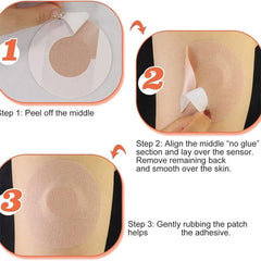 Patch de fixation de capteur de glycémie G7, Libre2/3, 25 jeux de Patch adhésif de capteur Invisible, soins de santé