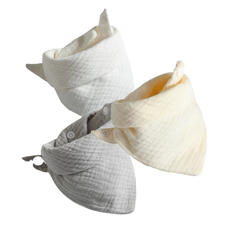 Bavoirs Bandana pour bébé, bavoirs bave pour garçons filles, bavoirs dentition unisexes, confortables absorbants, pour