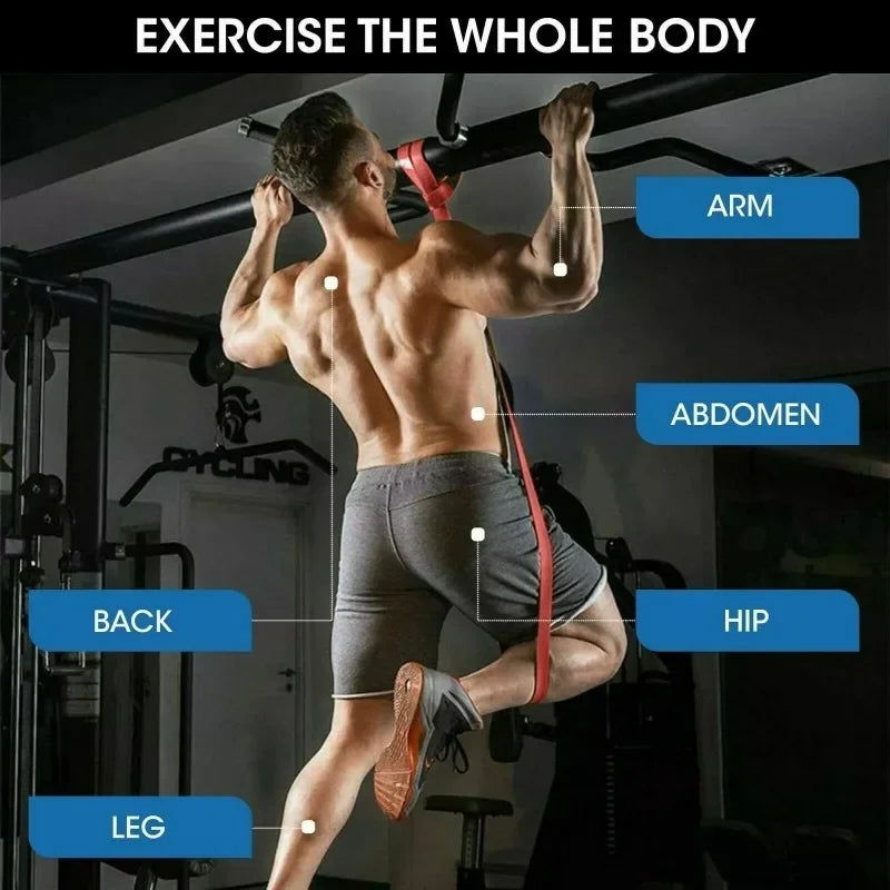 Bandes de résistance exercice bande élastique maison Yoga équipement de gymnastique accessoires sport puissance Pull-Up aide bande musculation