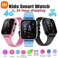 Xiaomi enfants 4G montre intelligente GPS localisation appel vidéo carte Sim SOS enfant montre intelligente caméra étanche mise à niveau montre pour garçons filles