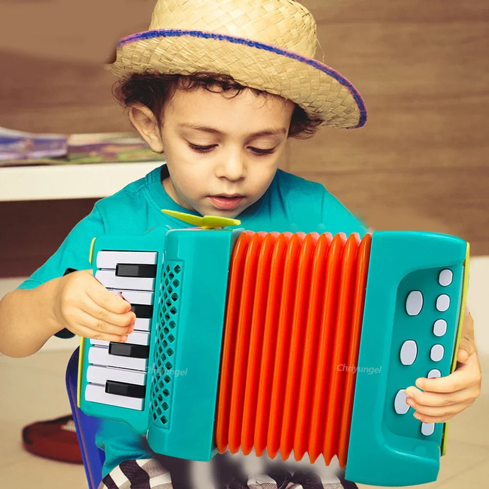 Jouet accordéon pour tout-petits, Instrument de musique, jouets éducatifs, cadeaux de développement d'intérêt musical pour enfants, garçons et filles
