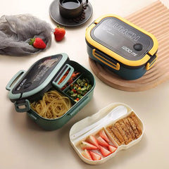 Boîte à déjeuner mignonne pour enfants, compartiments pour micro-ondes, Bento, école, Camping en plein air, pique-nique, récipient alimentaire Portable