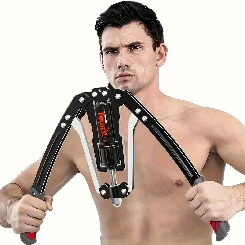 Exerciseurs de bras – Puissance hydraulique réglable de 22 à 40 livres, amplificateurs de poitrine à domicile, entraînement musculaire des épaules et équipement de fitness