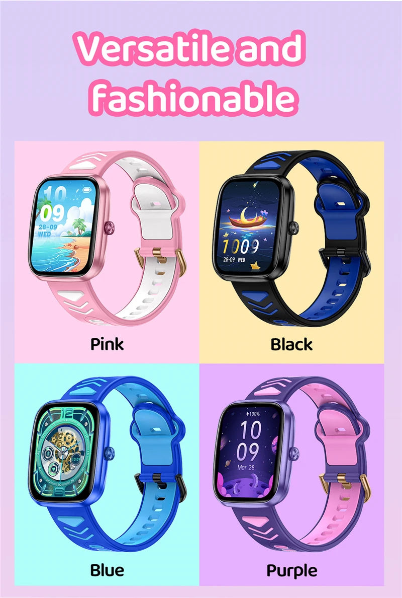 Nouveaux enfants montre intelligente enfant HD écran tactile jeux Smartwatch musique montre garçon fille cadeau enfants Smartwatch pour IOS Android