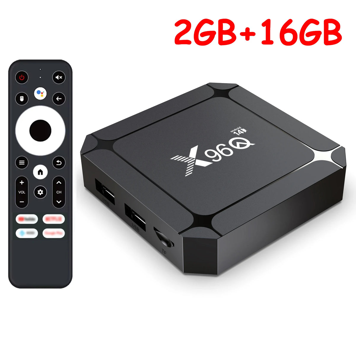 Smart TV Box Android 14 TV BOX X96Q RK3518 Quad Core TV Box Support 4K WIFI6 lecteur multimédia Android TV Box décodeur 2GB 16GB