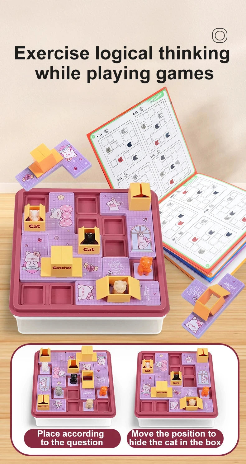 Jouets pour enfants, jeu de société d'entraînement à la pensée logique, puzzle labyrinthe, activités de voyage, jouets éducatifs, jeu interactif Parent-enfant
