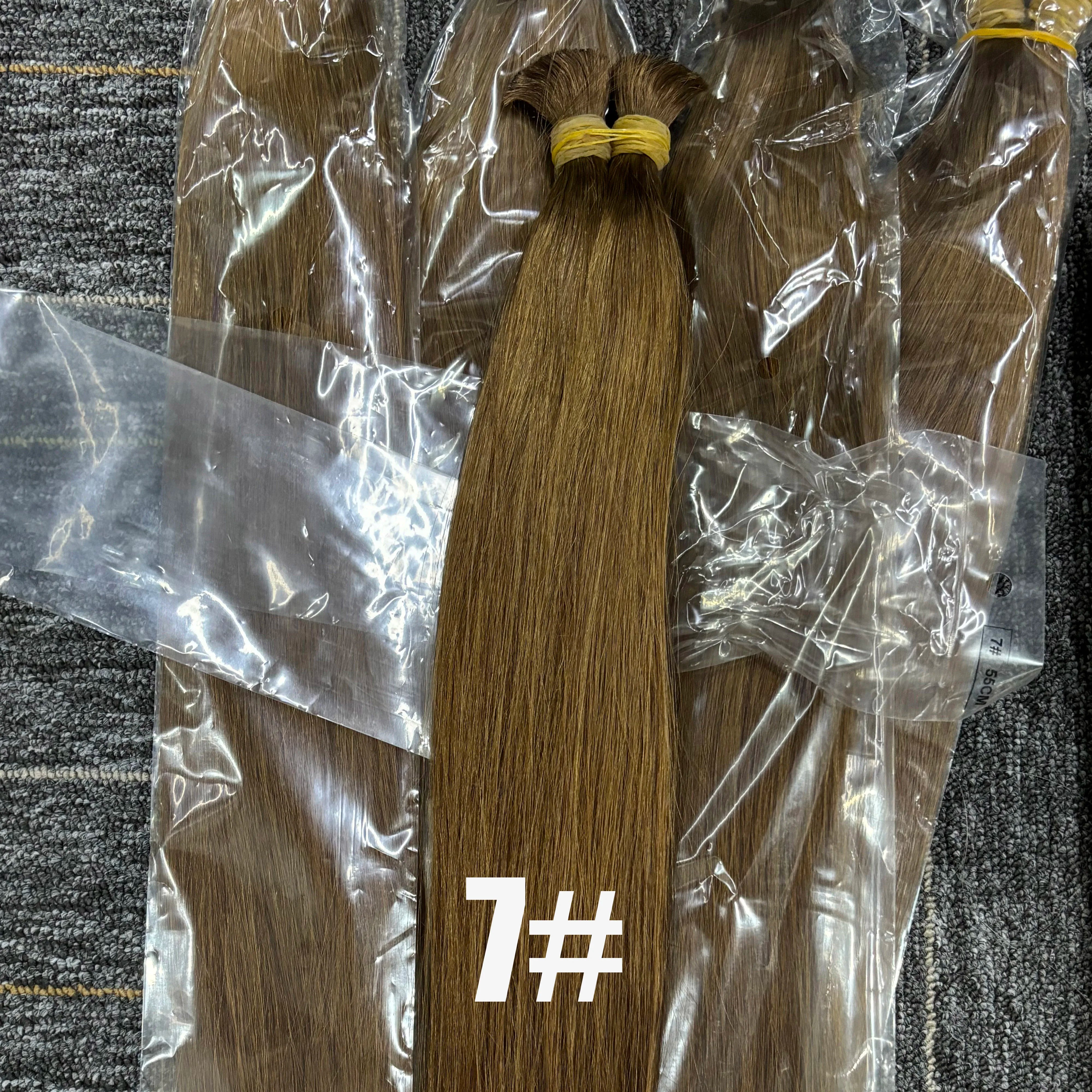 Cabelo Humano Original naturel approprié mourant toutes les couleurs cru vietnamien vierge 100% Extensions de cheveux humains
