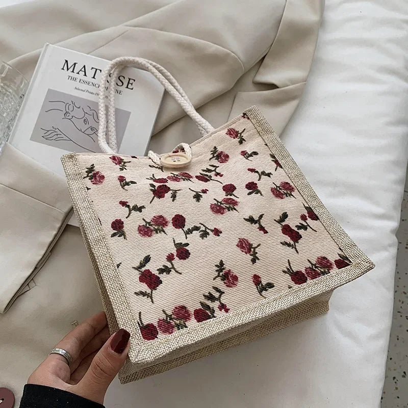 2025 sacs en lin sac à main pour femmes Shopper sac fourre-tout sac de créateur de mode pratique grande capacité pour voyage sac d'épicerie