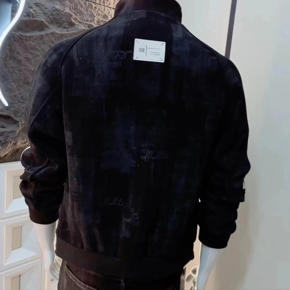 Veste de marque à la mode pour hommes, nouveau modèle rétro décontracté à manches longues, Niche belle